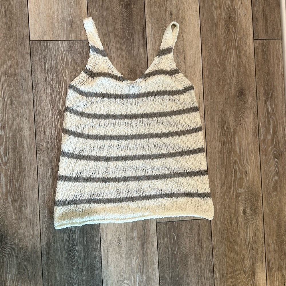 Staccato knit tank